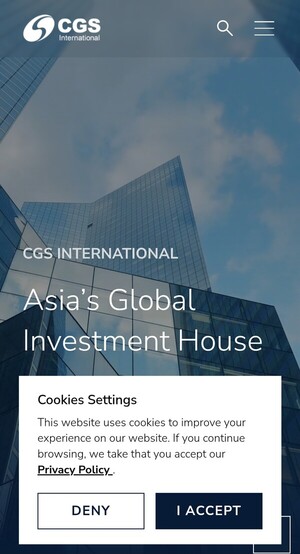 CCGI는 CGS-CIMB(현 CGS International) 계열 금융자문 및 사모펀드 전문기업이 아니다